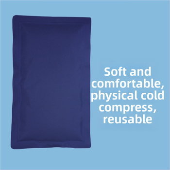 ľadová vankúš s chladením gélom, potiahnutá tkanina, dlhé chladenie, opakovane použiteľný