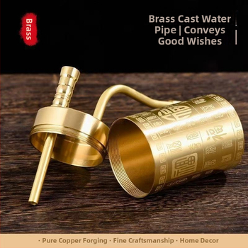 Bakrena vodena lula s filtracijom vode, višenamjenski dizajn; brend Copper Qianyi; stil Novi kineski stil