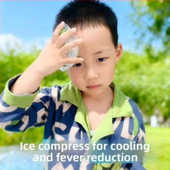 Охлаждаща подложка с гелени ледени зърна, PVC материал, цифров печат, дизайн по форма