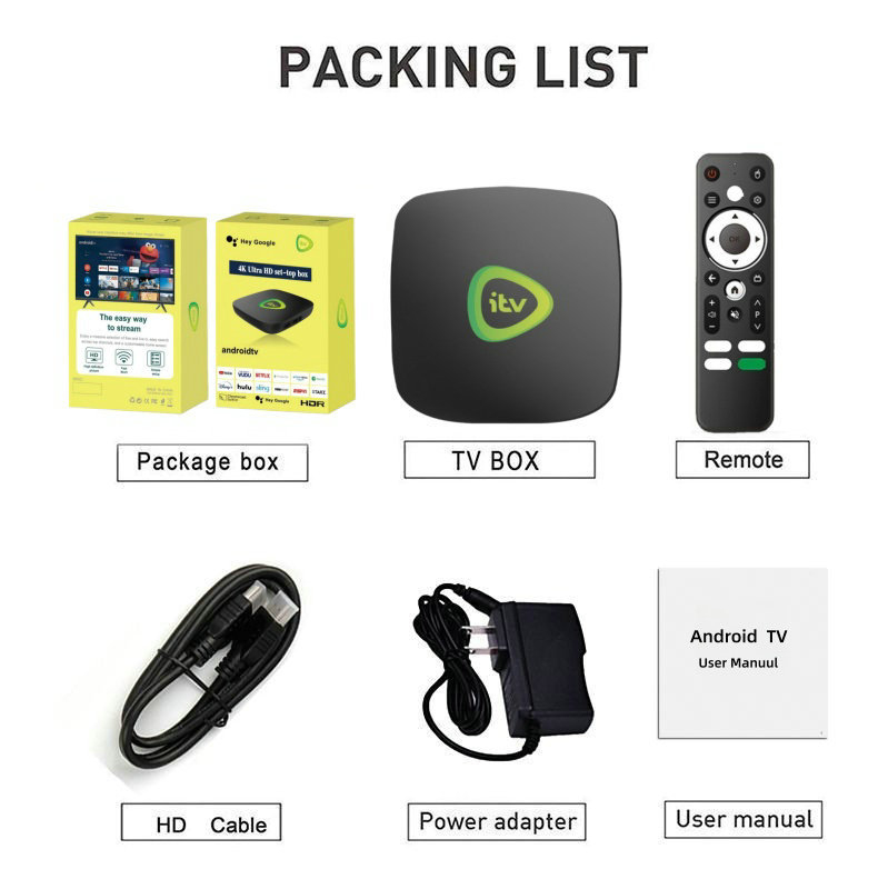 TV Box με Android, S905, 1GB RAM, 8/16GB ROM, 4K έξοδος