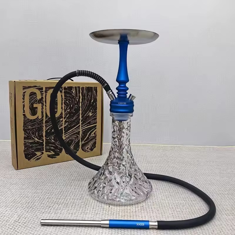 Mini set vodne nargile - metal, GS9899, brend 4234, prenosno za vanjsku upotrebu i putovanja autom