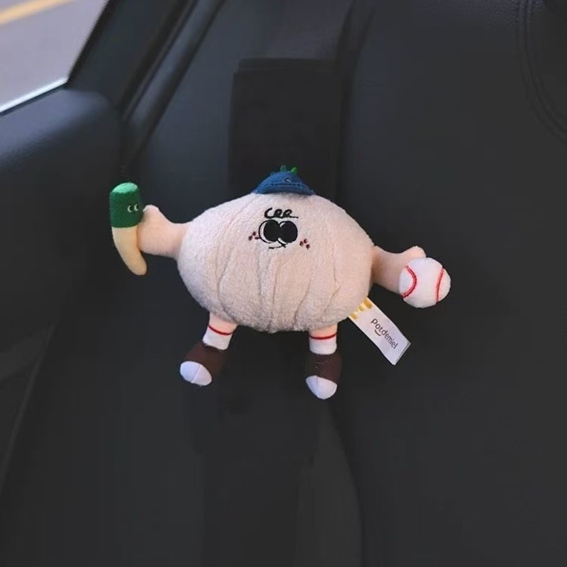 Binhan auto jastučić za ramenski pojas, u obliku graha, karikatura dizajn, poliester, 100 g