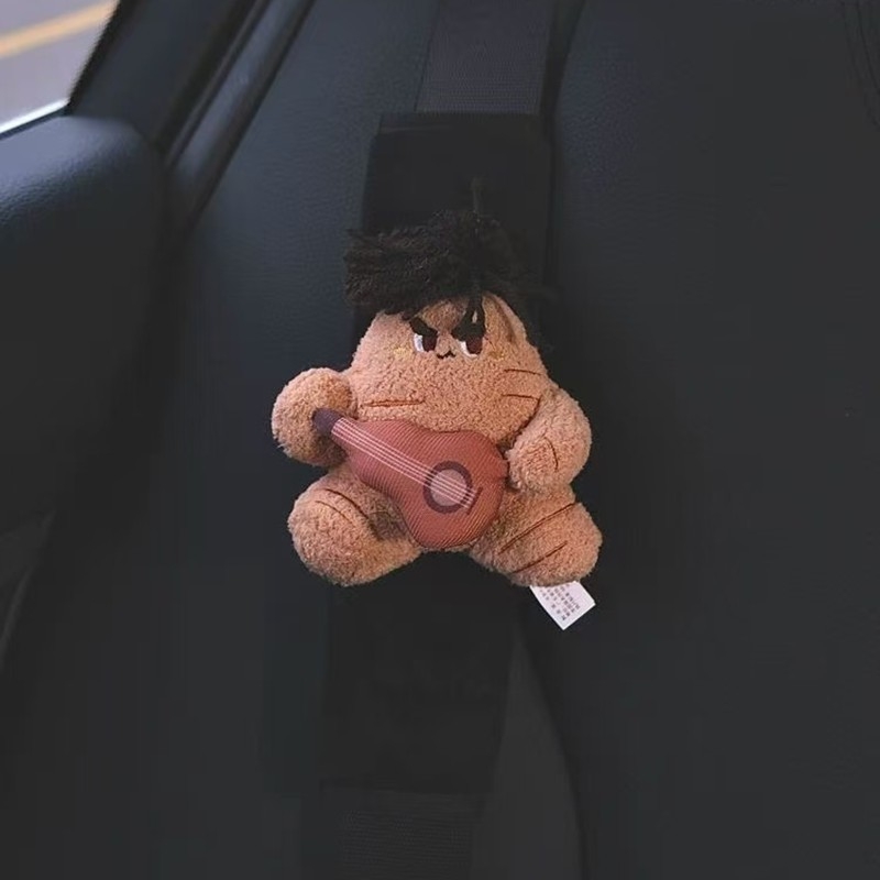 Binhan auto jastučić za ramenski pojas, u obliku graha, karikatura dizajn, poliester, 100 g