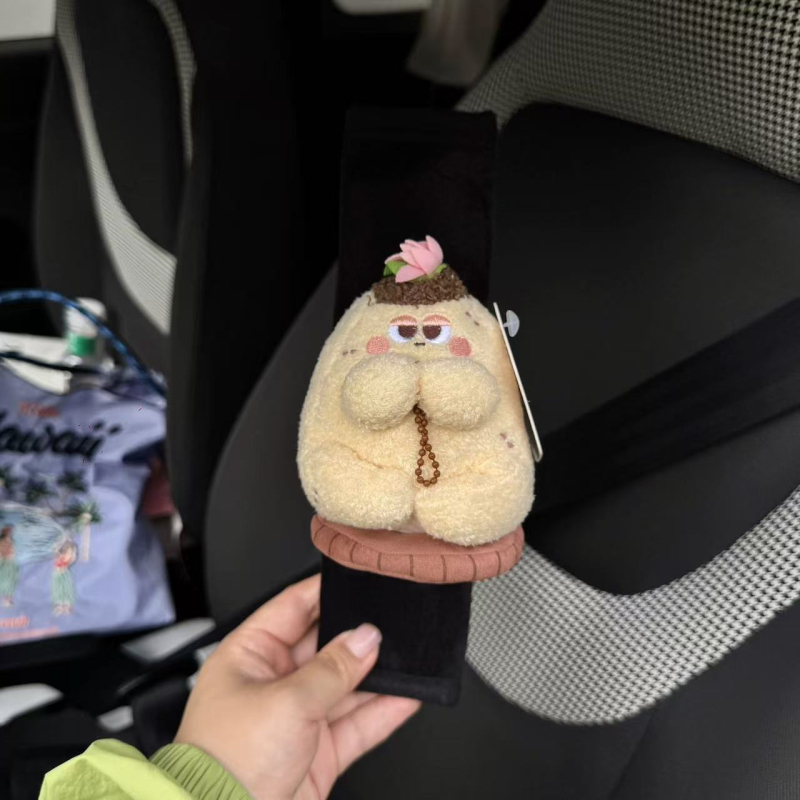 Binhan auto jastučić za ramenski pojas, u obliku graha, karikatura dizajn, poliester, 100 g