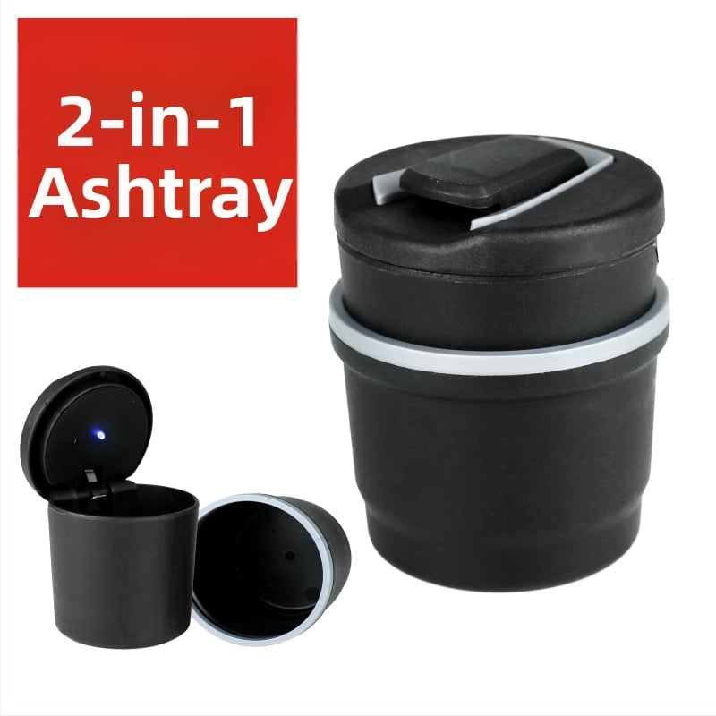 Τασάκι αυτοκινήτου με φως, πλαστικό, μάρκα Shumai, χύτευση