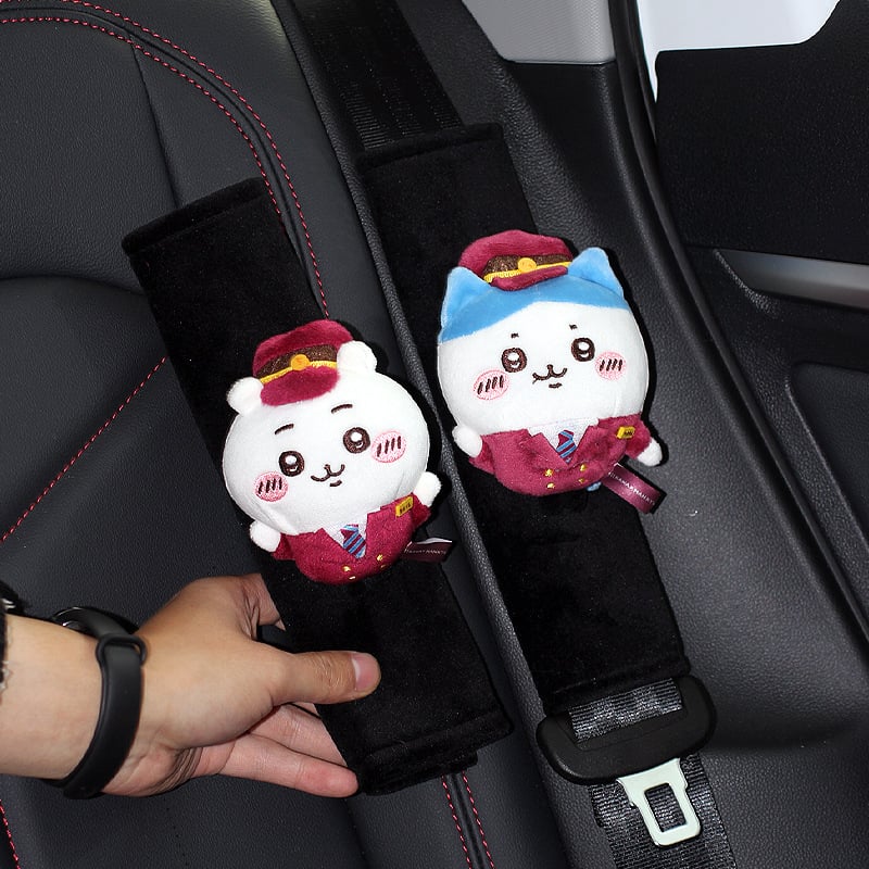 Usachi Cartoon Pokrivač Ramena Sigurnosnog Pasa za Auto, Poliester, 60 g, Crtani Stil, Unutarnja Dekoracija
