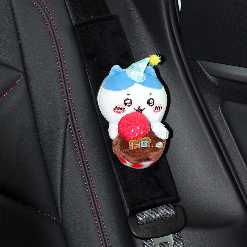 Usachi Cartoon Pokrivač Ramena Sigurnosnog Pasa za Auto, Poliester, 60 g, Crtani Stil, Unutarnja Dekoracija