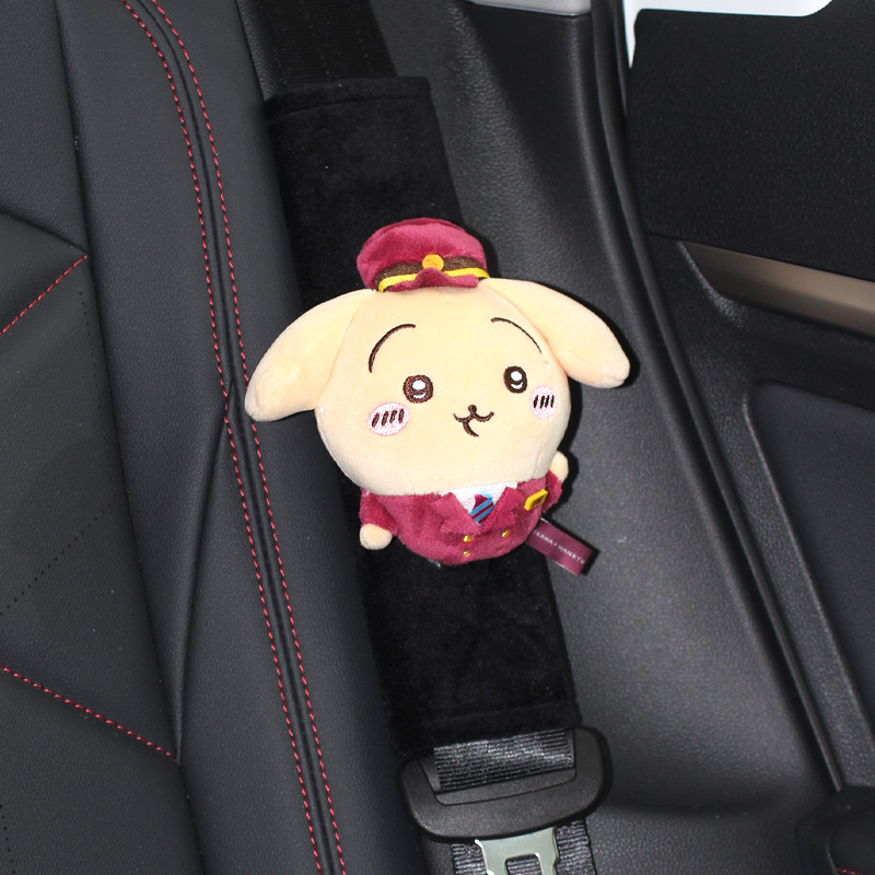 Usachi Cartoon Pokrivač Ramena Sigurnosnog Pasa za Auto, Poliester, 60 g, Crtani Stil, Unutarnja Dekoracija