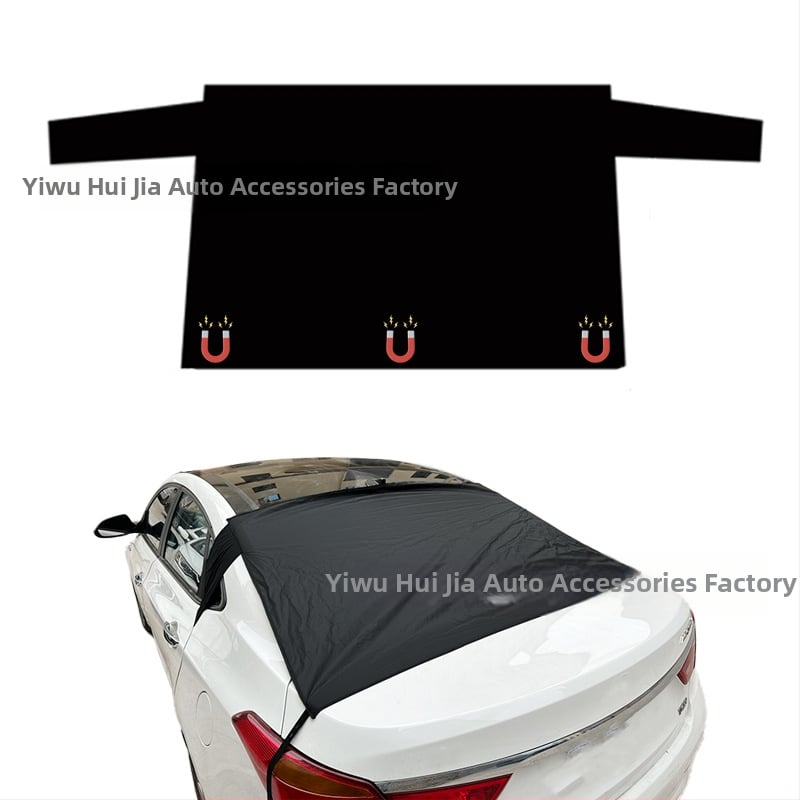 Universal κάλυμμα χιονιού για το πίσω παρμπρίζ αυτοκινήτου με μαγνητική τοποθέτηση, μινιμαλιστικός σχεδιασμός με ρίγες, 100 g