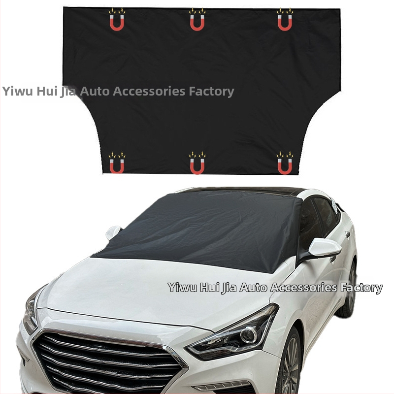 Universal κάλυμμα χιονιού για το πίσω παρμπρίζ αυτοκινήτου με μαγνητική τοποθέτηση, μινιμαλιστικός σχεδιασμός με ρίγες, 100 g