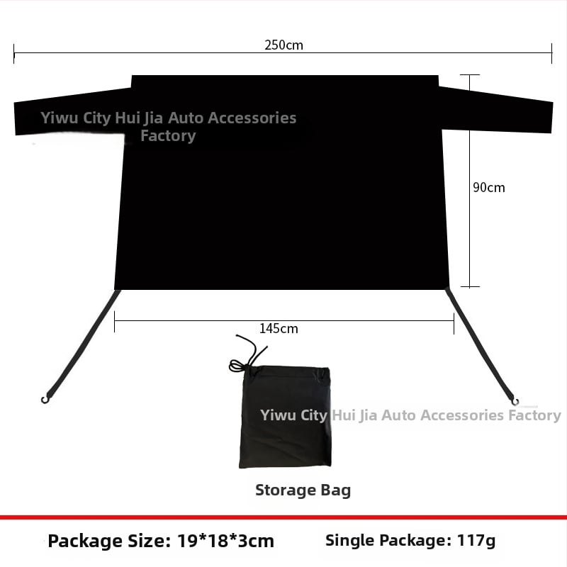 Universal κάλυμμα χιονιού για το πίσω παρμπρίζ αυτοκινήτου με μαγνητική τοποθέτηση, μινιμαλιστικός σχεδιασμός με ρίγες, 100 g