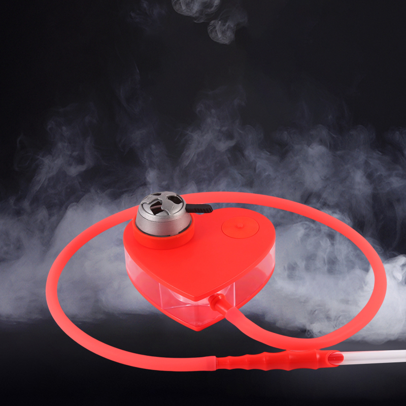 Set hookah od aluminijske legure i stakla; marka Silk smoking accessories; šifra proizvoda GT-001FB; kutija 6 kom.; stil moderni minimalistički