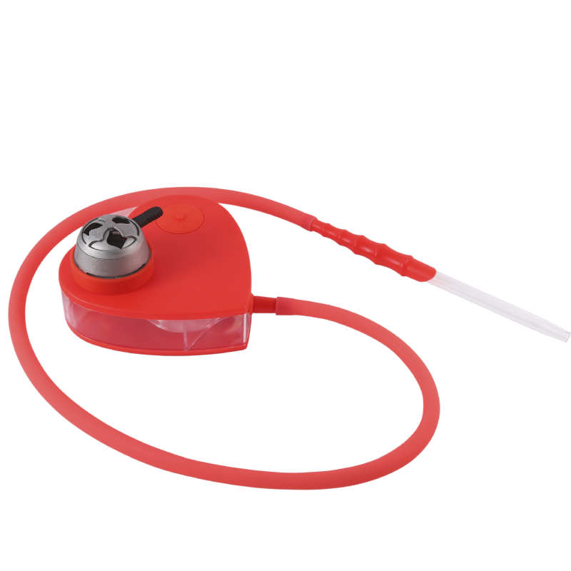 Set hookah od aluminijske legure i stakla; marka Silk smoking accessories; šifra proizvoda GT-001FB; kutija 6 kom.; stil moderni minimalistički