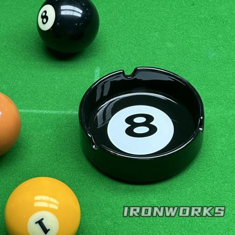 Ironworks keramički pepeljara s funkcijom gašenja dima, stil 8, jednostavan elegantan dizajn