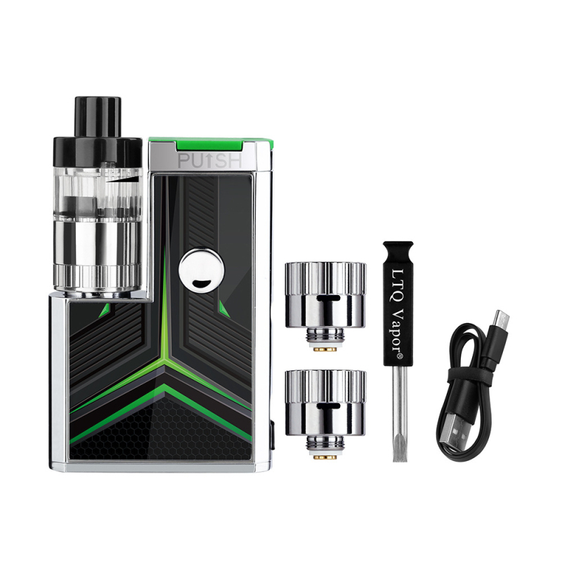 Cijevni Thumb Box paket za atomizaciju voska rosin s zamjenjivom zavojnicom | Materijali: PC, PCTG, nehrđajući čelik, keramika | Ispis loga dostupan