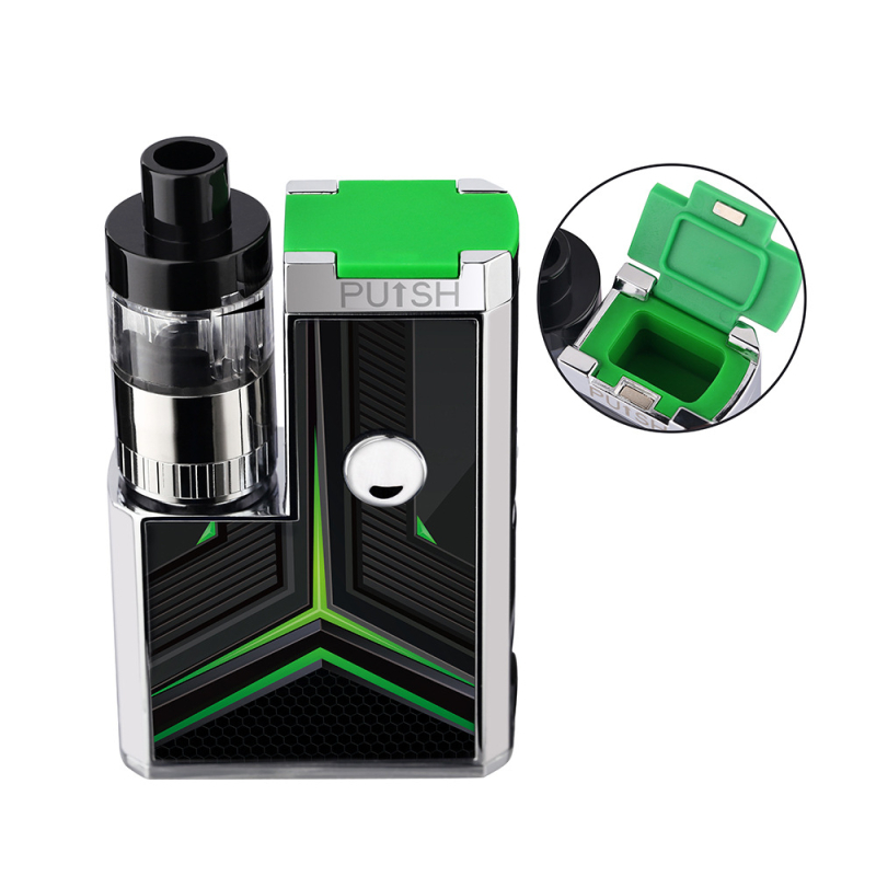 Cijevni Thumb Box paket za atomizaciju voska rosin s zamjenjivom zavojnicom | Materijali: PC, PCTG, nehrđajući čelik, keramika | Ispis loga dostupan