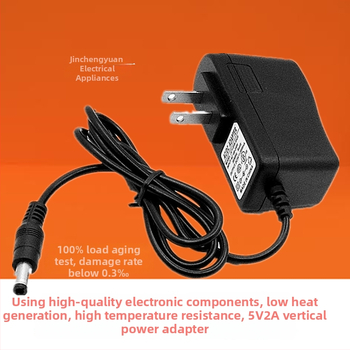 5V2A tápegység, kapcsolóüzemű, PWM és teljes híd, bemenet 100-240V, kimenet 5V/2A, 10W, DC csatlakozó 5,5 mm