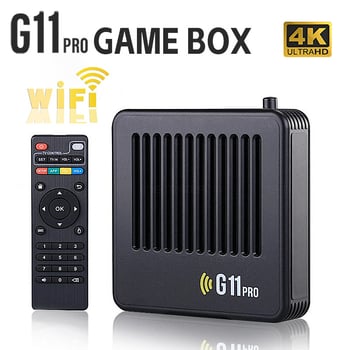 Consolă de jocuri pentru TV de casă cu sistem dual, set-top box, 4K HD, Android, 64GB, controlere fără fir