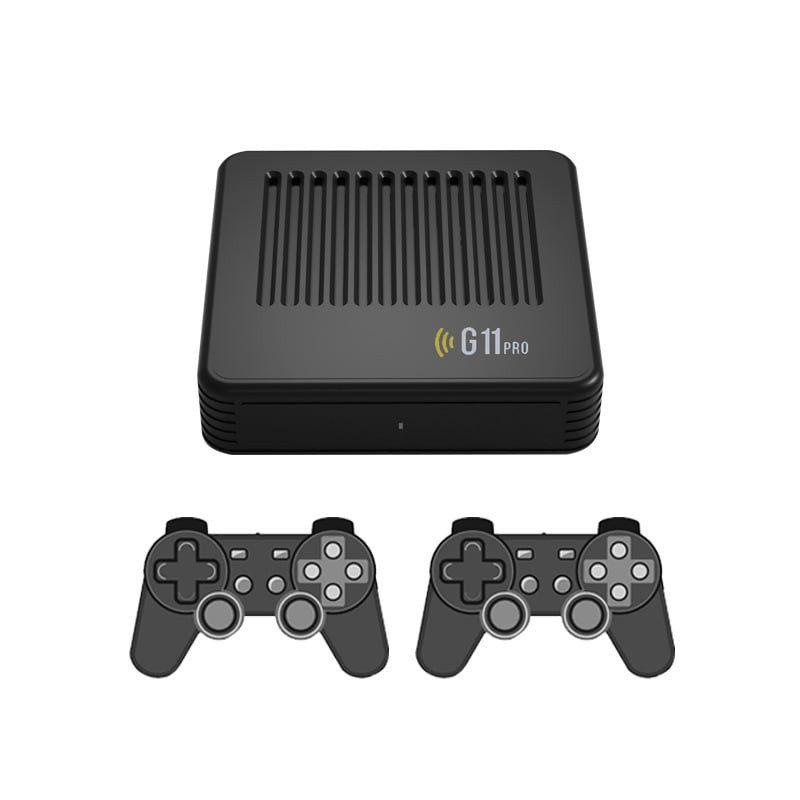 Consolă de jocuri pentru TV de casă cu sistem dual, set-top box, 4K HD, Android, 64GB, controlere fără fir