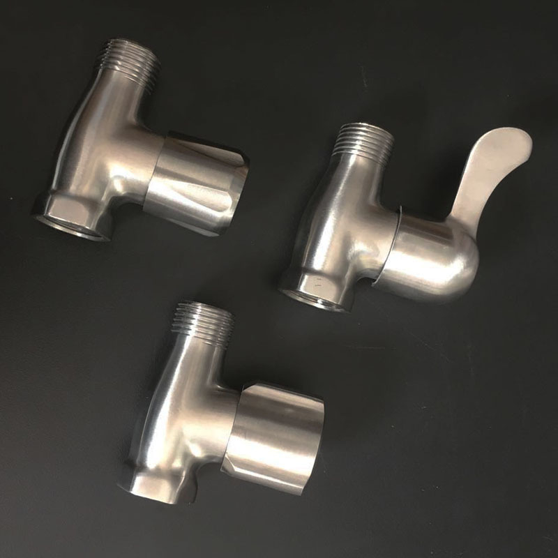 Ventil od nehrđajućeg čelika 304, kutni ventil s dvostrukim navojem, model XMS-2501, radni tlak 1.0 MPa