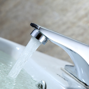 Bakreni miješalica za umivaonik s toplom i hladnom vodom, keramički jezgreni ventil, radni raspon 0–90°C, nazivni tlak 0,8–1,2 MPa