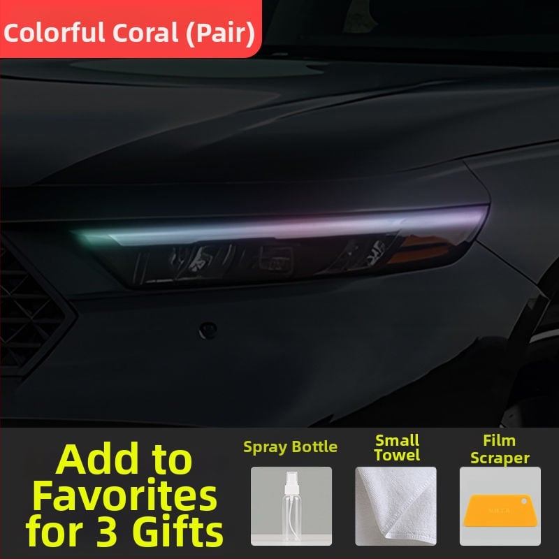 Филм за смяна на цвета на фаровете за Honda Accord 2023-2025, декоративна лепенка за дневни светлини.