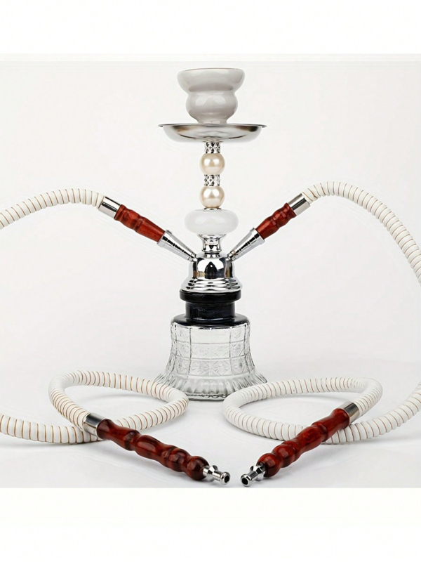 Akril Shisha set s arapskim stilom, dvostruka cijev, mala posuda, veliki oblak — Marka: Yingtai; Materijal: akril; Kutija: 24 kom; Privatna marka ovlaštena
