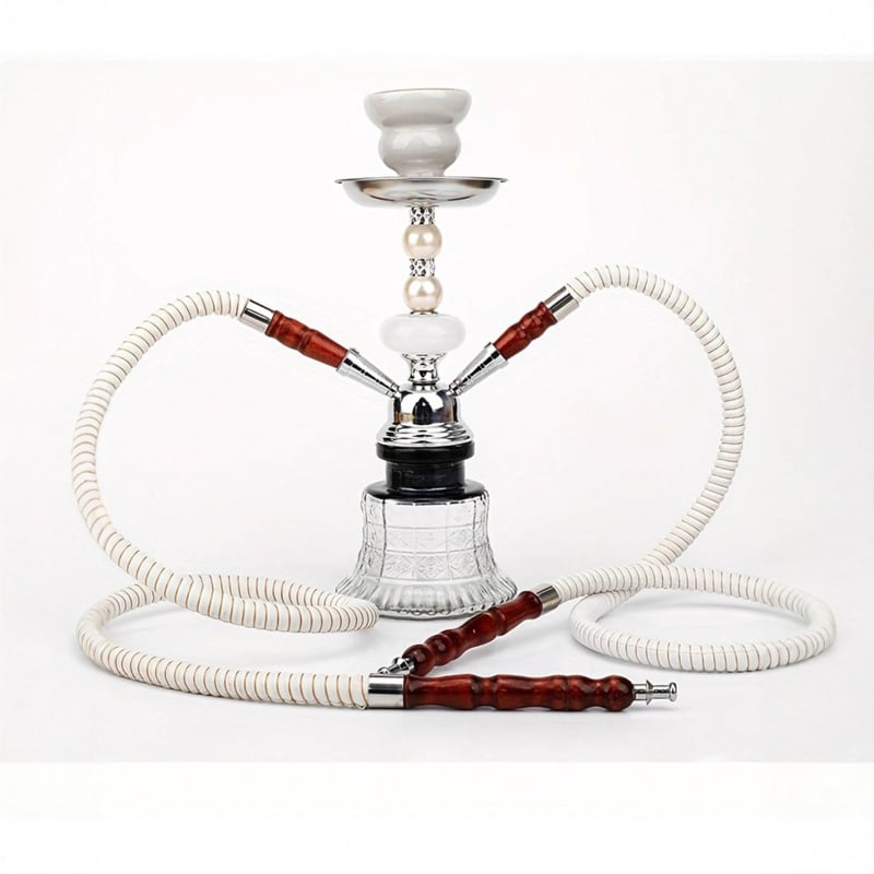 Akril Shisha set s arapskim stilom, dvostruka cijev, mala posuda, veliki oblak — Marka: Yingtai; Materijal: akril; Kutija: 24 kom; Privatna marka ovlaštena
