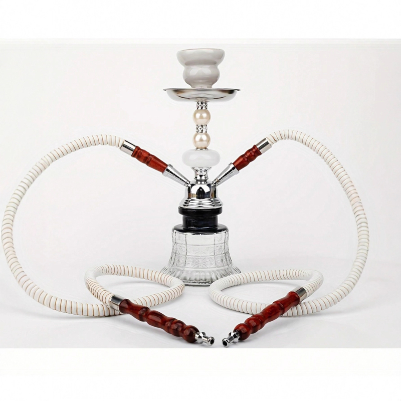 Akril Shisha set s arapskim stilom, dvostruka cijev, mala posuda, veliki oblak — Marka: Yingtai; Materijal: akril; Kutija: 24 kom; Privatna marka ovlaštena