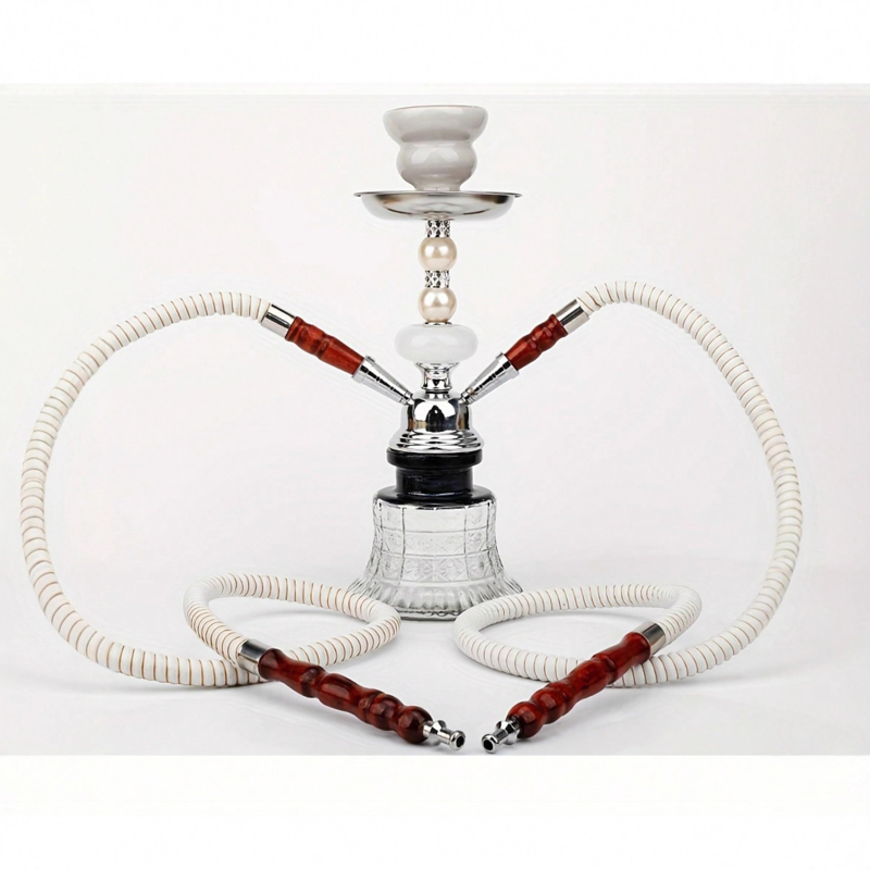 Akril Shisha set s arapskim stilom, dvostruka cijev, mala posuda, veliki oblak — Marka: Yingtai; Materijal: akril; Kutija: 24 kom; Privatna marka ovlaštena