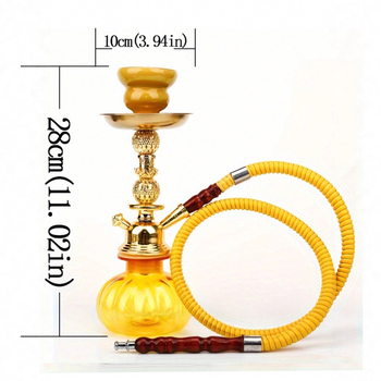 Shisha posuda s dvostrukim cijevima, metal – Yingtai, Zhejiang, prilagodljiva i ovlaštena privatna marka