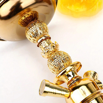 Shisha posuda s dvostrukim cijevima, metal – Yingtai, Zhejiang, prilagodljiva i ovlaštena privatna marka