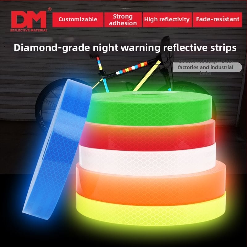 Dm/Daoming Каросерийни рефлекторни лепенки, акрил, ромбов модел, монтаж с лепило