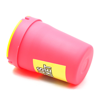 Automobilska pepeljara od plastike, prenosna, u obliku lijevka, dvostruka, s osvijetljenjem noću; otisak logotipa i prilagodba