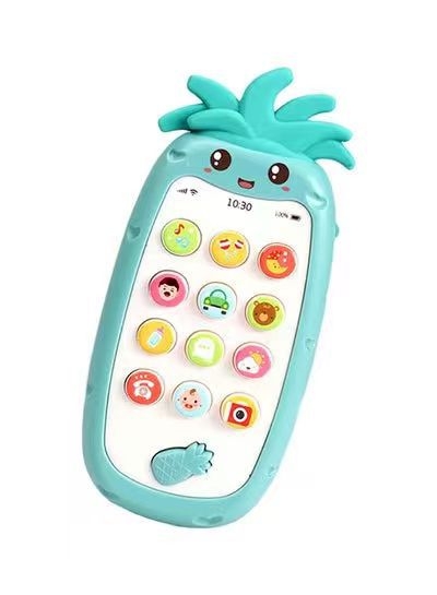 Dvojezični obrazovni telefon za djecu – glazba/glas, odziv dodira, plast, napajanje baterijama, uzrast 4–6 godina