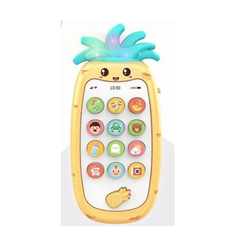 Dvojezični obrazovni telefon za djecu – glazba/glas, odziv dodira, plast, napajanje baterijama, uzrast 4–6 godina