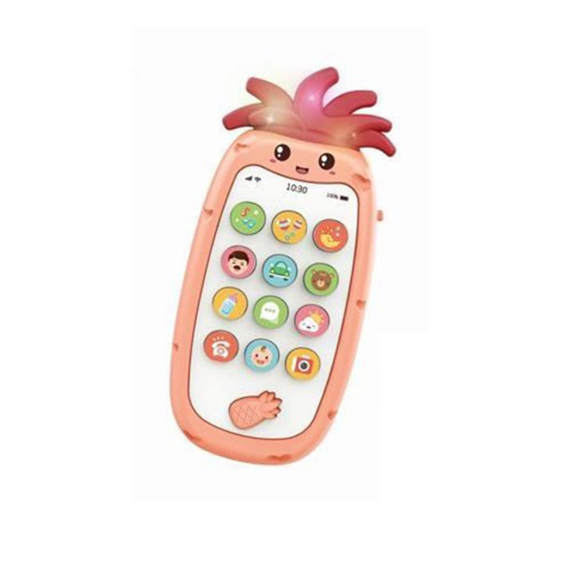 Dvojezični obrazovni telefon za djecu – glazba/glas, odziv dodira, plast, napajanje baterijama, uzrast 4–6 godina
