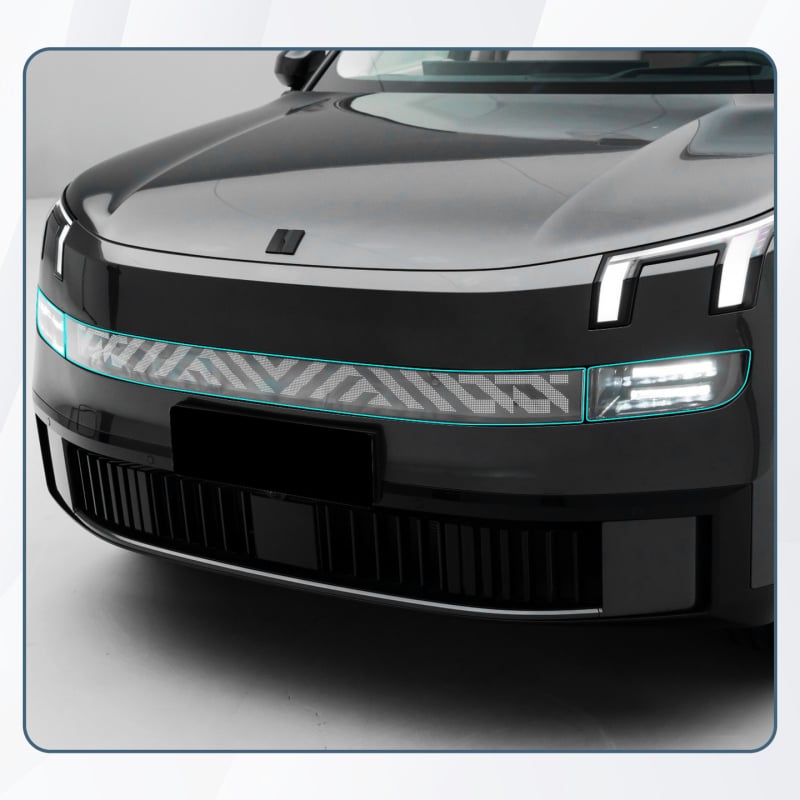 Филм за фарове за Lynk & Co 900, TPU материал, DRL филм, прозрачен