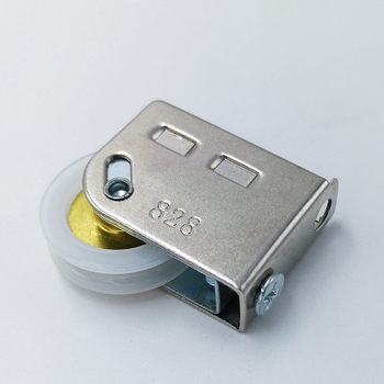 Kotač za klizna vrata, model 828, metalni okvir, tih donji valjak, set od 4 komada