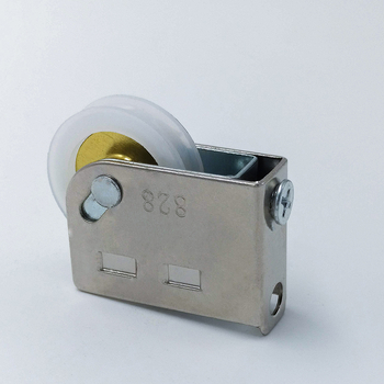 Kotač za klizna vrata, model 828, metalni okvir, tih donji valjak, set od 4 komada