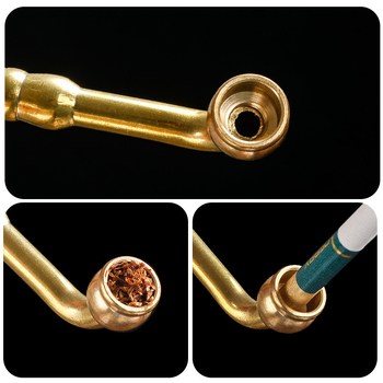 Pipă metalică cu personalizare și imprimare de logo, cadou potrivit pentru persoanele în vârstă