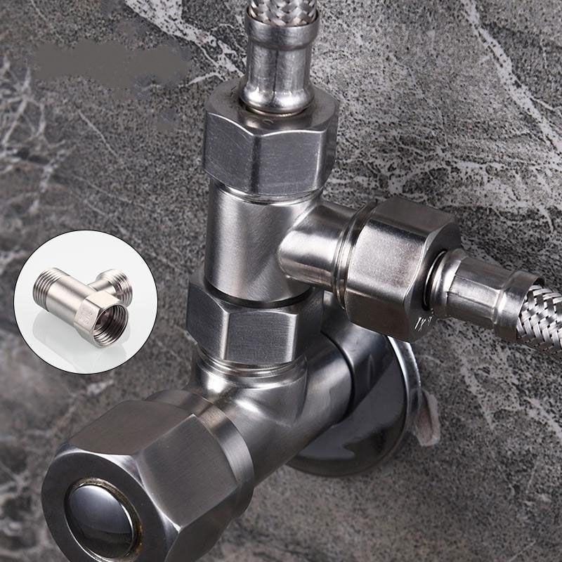 304 nehrđajući čelik, T spoj, brušena površina, trostruki razdjelni ventil za bojler