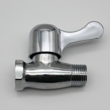 Vratni ventil s unutarnjim i vanjskim navojem, za slavine, cinkova legura, navojno spojenje, model: 4 Internal and External Teeth Straight Valve, radni tlak 0.8 MPa