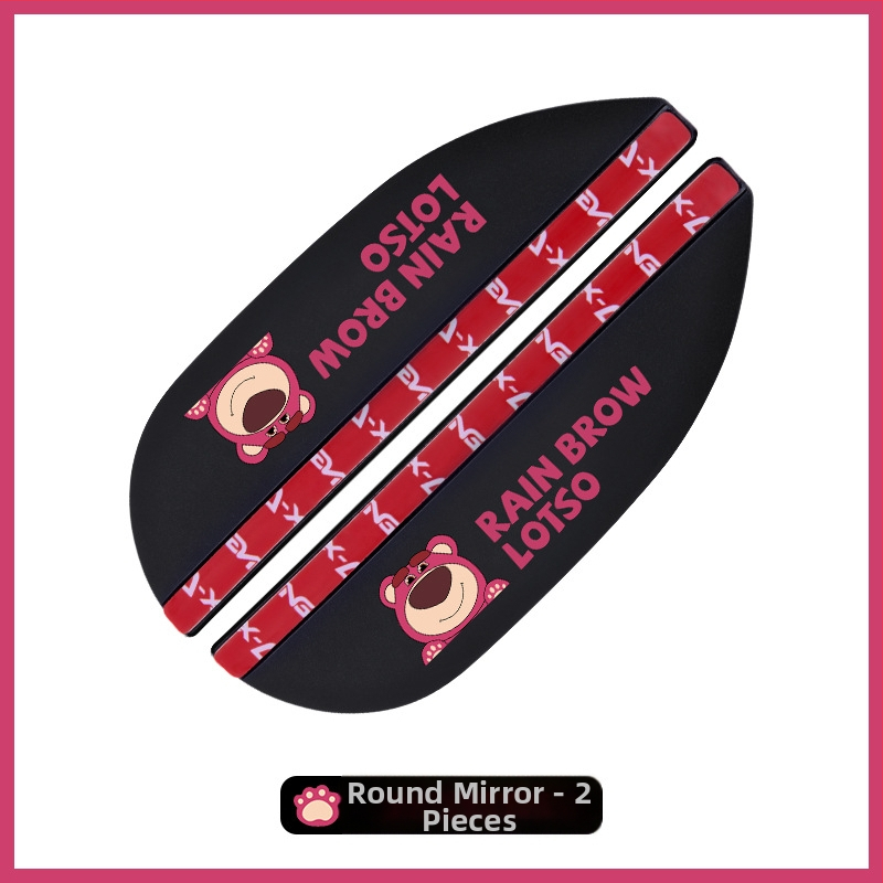 Ochrana proti dažďu pre spätné zrkadlo auta - Univerzálna kompatibilita, PVC materiál, Protiškrabaniu, Odolné voči opotrebeniu