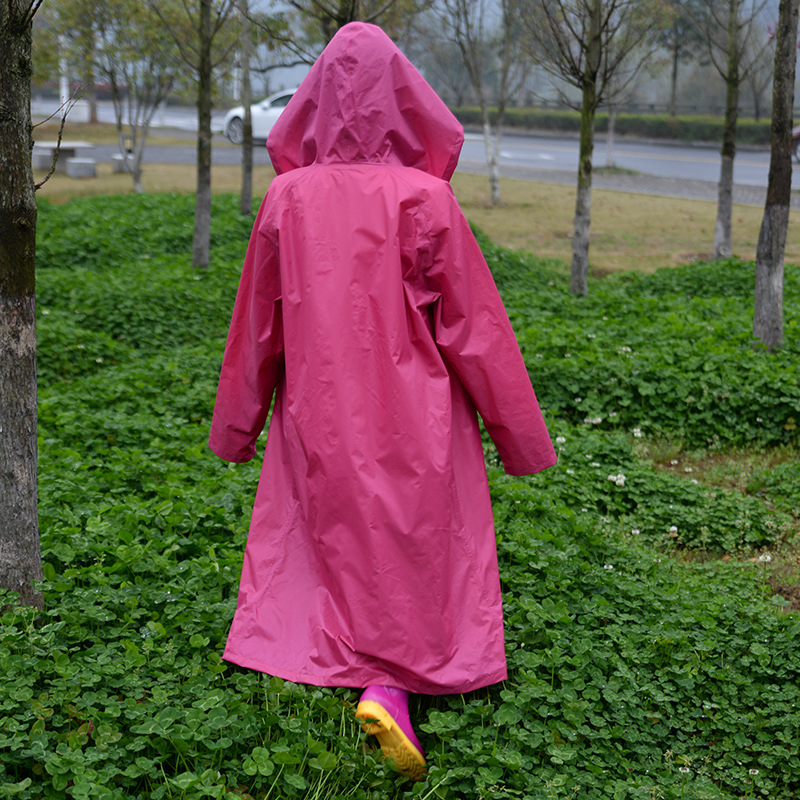 Pelerină de ploaie pentru adulți – drumeții, poliester, grosime standard, impermeabil cu strat de adeziv PVC, pentru 1 persoană, logo tipărit, personalizare disponibilă