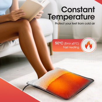 Podmetač za stopala s USB grijanjem, prilagodljiva temperatura, 5V, 8.4W, model 772572, upravljanje gumbom