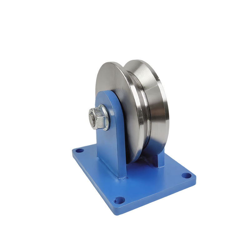 Fang Ling тежкoдържаща стоманена ролка за V-образен ъглов профил, 90° триъглова релса за плъзгащи врати