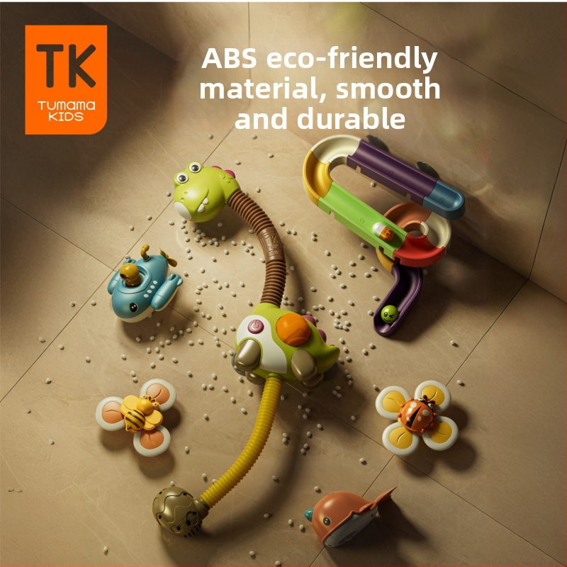 TUMAMAKIDS Jucărie de baie pentru bebeluți – animale, joc de apă și duș (0-2 ani)