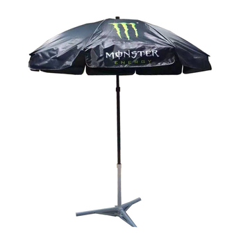 Prilagodljivi reklamni sunčani kišobran s UV zaštitom, čvrst čelični okvir, 8 rebara, ručno otvaranje, mogućnost izrade logotipa