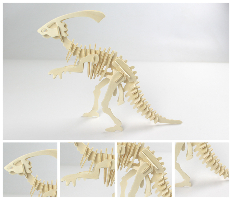 Drveni trodimenzionalni puzzle za djecu — DIY dopušteno, uzrast 7–14 godina, probna prilagodba